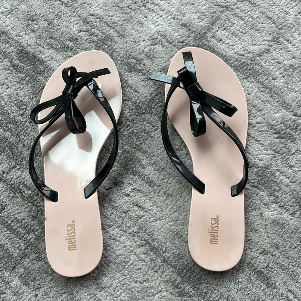 Pink with black bows